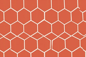 Orange-toned hexagonal grid pattern
