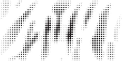 Fototapeta premium Dotted halftone gradient texture. Vanishing polka dot background. Repeating dots gradation pattern background. Black fading comic pop art overlay backdrop. Raster effect wallpaper. 