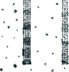 The texture is in the form of two noisy stripes and torn dirty spots.