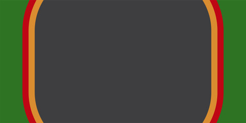 Juneteenth banner with black, red, yellow, and green background, Independence Day, annual holiday. Free copyspace area design.