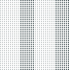 Texture in the form of small rows of dots and larger dots.