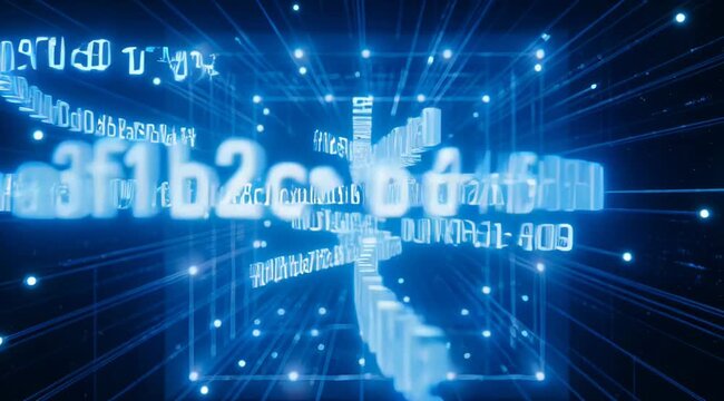 SHA-256 Cryptographic Hash Data Stream 1