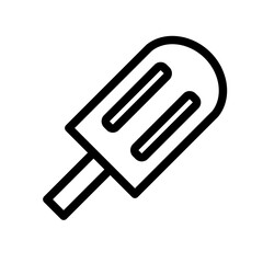 Fototapeta premium popsicle line icon