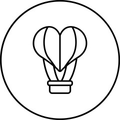 Hot Air Balloon Icon