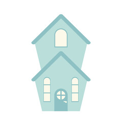 Minimalist Flat House Illustration