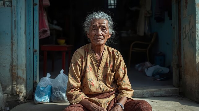 ethnic traditional potrait