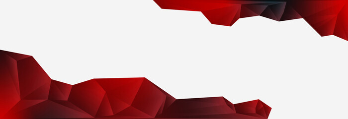 Luxury Dark Red Polygonal Background