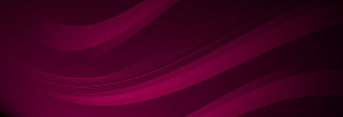 Abstract Purple Pink Wave Background with Smooth Gradient