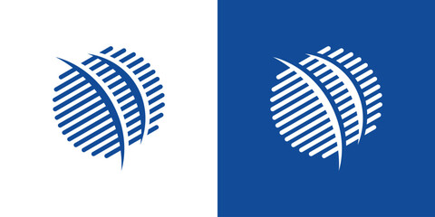 Dual meaning logo combining global and technology elements, symbolizing worldwide connectivity, digital innovation, advanced systems, and a modern global tech identity.