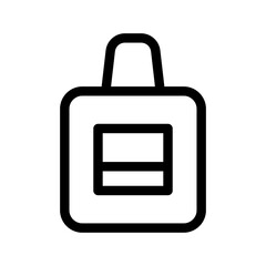 Obraz premium Nailpolish Icon Vector Symbol Design Illustration