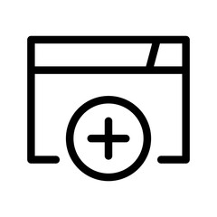 Obraz premium Tab Icon Vector Symbol Design Illustration