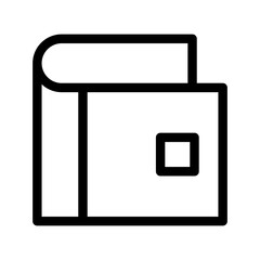 Obraz premium Wallet Icon Vector Symbol Design Illustration