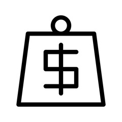 Obraz premium Debt Icon Vector Symbol Design Illustration