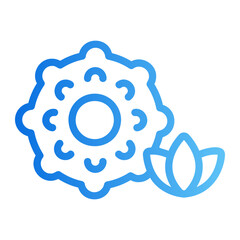 Massage ball Line Gradient Icon