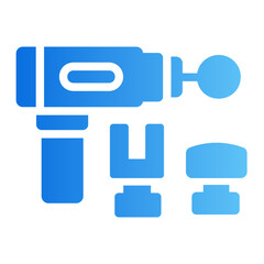 Body massages tool Line Gradient Icon