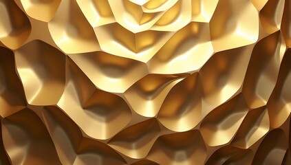 Obraz premium Golden Swirls: A Textured Abstract Background with Fluid Metallic Patterns.