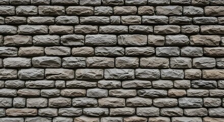Obraz premium Textured gray and brown stone wall background rock wall