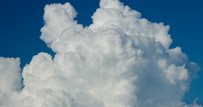Beautiful Cloud sky Time Lapse: Stunning Nature Background with blue sky Clouds and Colors. High quality video DCI4K PRORES422