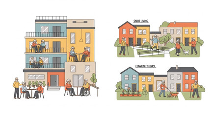 European Health Insurance Icon Set with Medical Documents Protection and Healthcare Administration Flat Vector Icons
