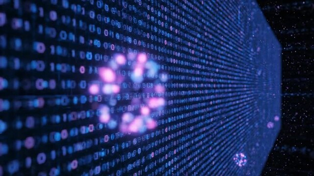A three-dimensional network representation of data streams converging on a central leader node in a futuristic digital landscape viewed from a futuristic perspective