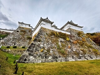 Naklejka premium Himeji Castle, a World Heritage Site in Himeji City, Hyogo Prefecture, Japan