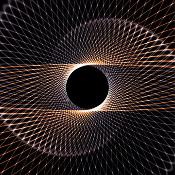 Layered circles subtly suggesting motion while maintaining strong compositional stability