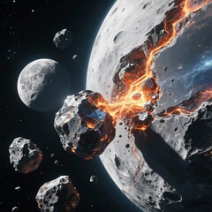 The extraction of resources from celestial bodies including aste