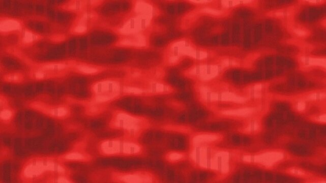 Abstract Red Texture Flowing With Subtle Vertical Lines
