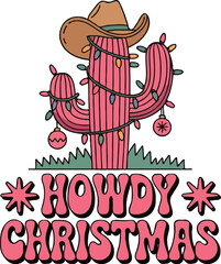 Obraz premium Pink Christmas Sublimation T-Shirt Design – Cute Festive Holiday Graphic