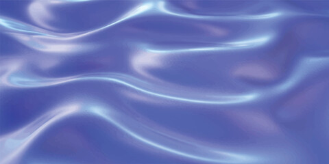 Obraz premium Smooth blue silk and satin background featuring a soft flowing wave design with luxury motion texture for a purple and pink light fabric backdrop illustration