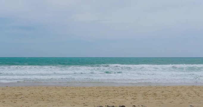 beach sea landscape view in summer sun