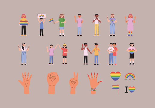 Pride Illustration Design Set