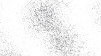 Fototapeta premium White background with scattered grey lines and dots forming a textured pattern abstract