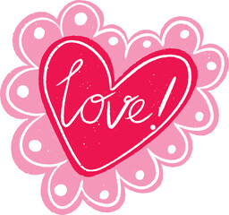 Valentine Cute Love Icon Vector