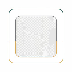 Square Frames with Checkered Background