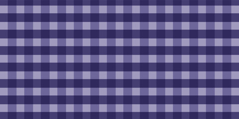 Violet and white plaid fabric texture background. Seamless pattern checkered wallpaper.Eps10