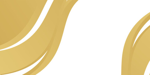 gold wave curve, golden wave corner shape for element, stripes ribbon golden graphic vector abstract eps10 background