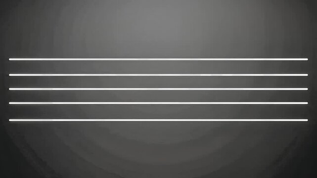 Drawing Horizontal White Lines on a Dark Background with Hand and Pencil
