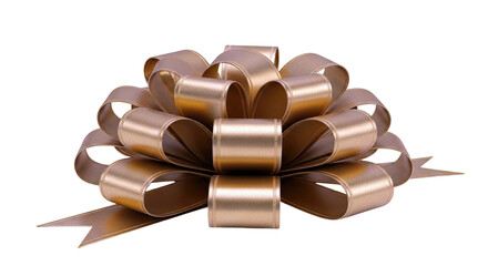 Luxurious Gold Ribbon Bow