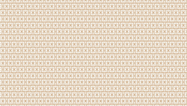 Arab golden islamic seamless pattern