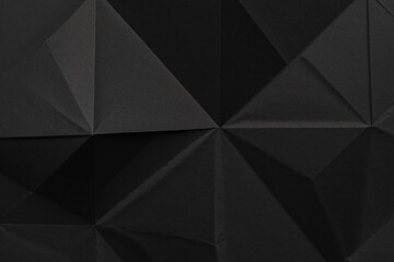 Obraz premium Dark Folded Paper Texture Background