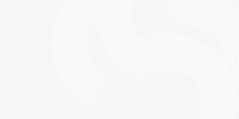 Obraz premium modern white circle abstract background design illustration eps10