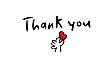 ハート　手　感謝