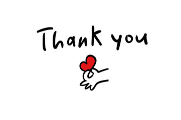 ハート　手　感謝