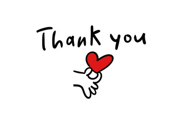 ハート　手　感謝