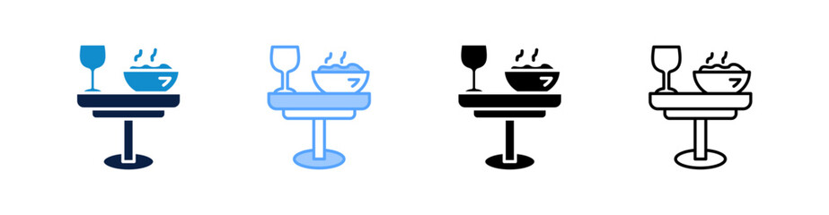 Obraz premium Breakfast Multiple Style Icon Set Collection 