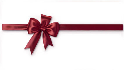 red gift bow