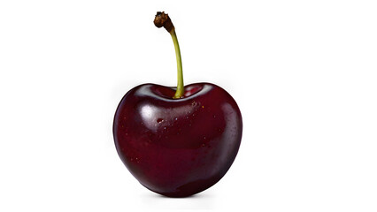 cherries isolated on white background
