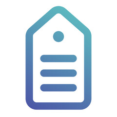 tag icon for illustration