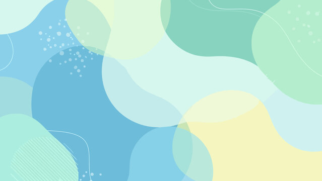 Soft Pastel Abstract Background with Organic Shapes and Gentle Colors